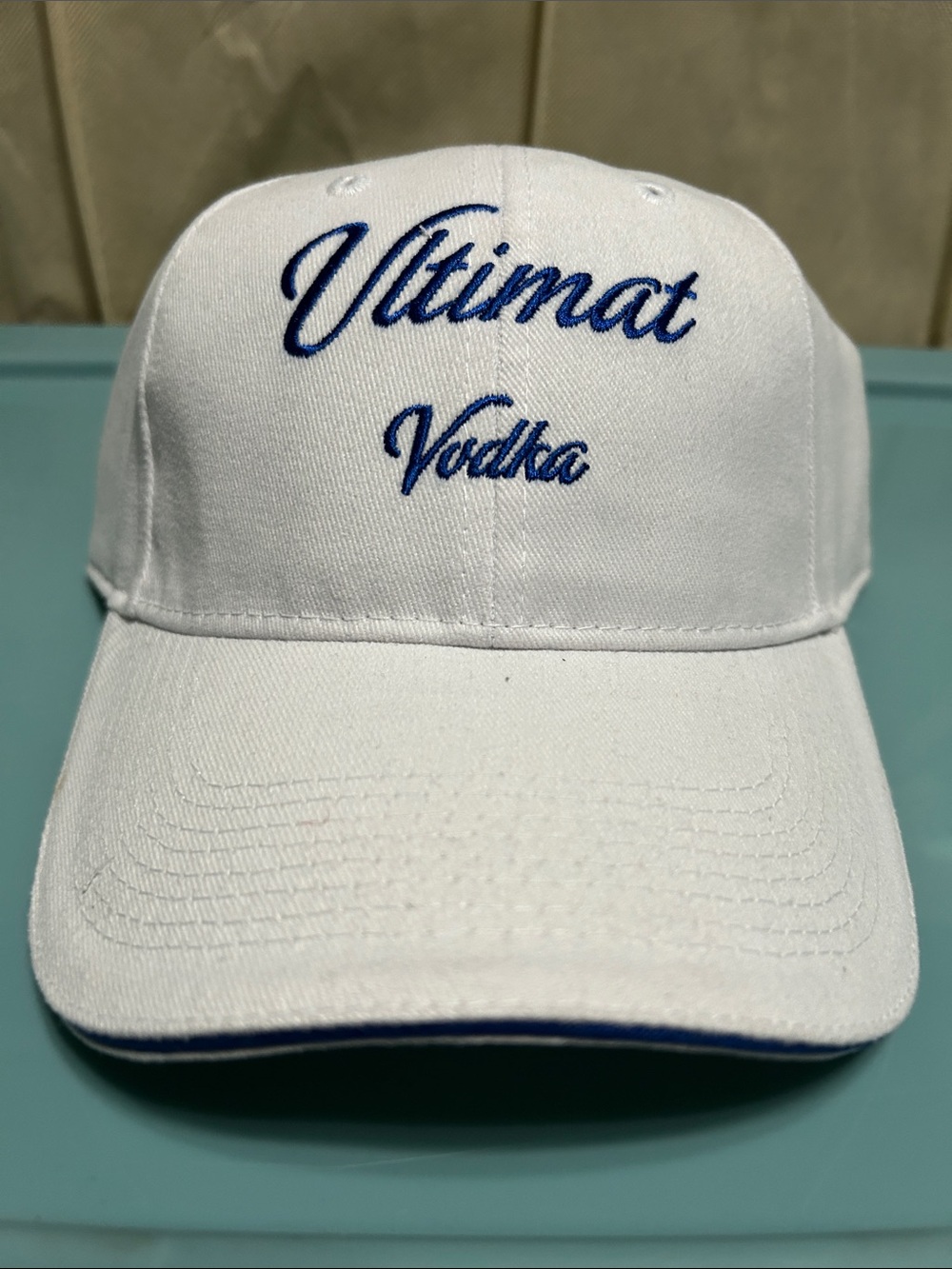 Embroidered White Baseball Cap